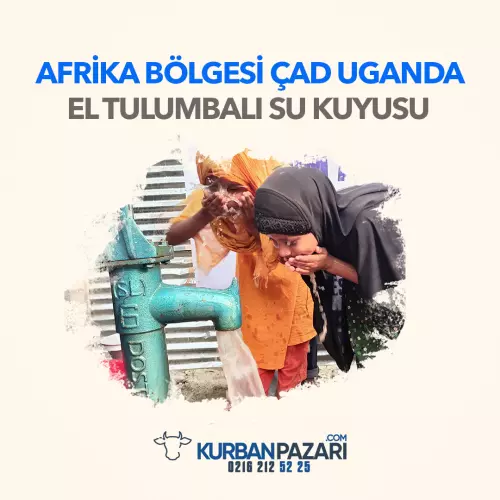 Afrika Uganda Tulumbalı Su Kuyusu